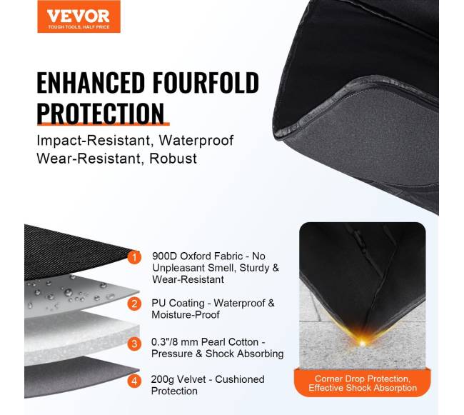 Teleskopo dėklas 760 mm smūgiams atsparus1