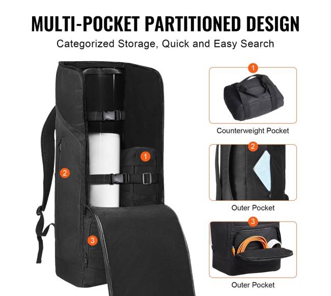 Teleskopo dėklas 760 mm smūgiams atsparus3