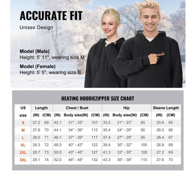 Šildomas džemperis su baterija unisex juodas4