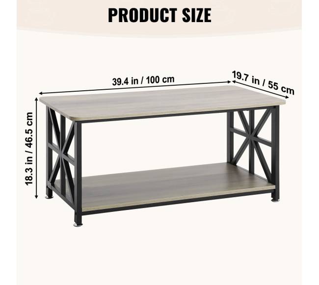 ūkinio stiliaus kavos staliukas su sandėliavimu5