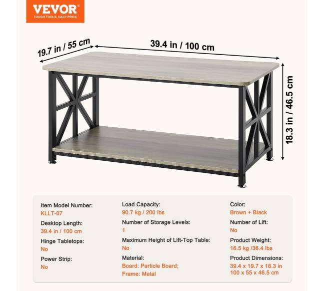 ūkinio stiliaus kavos staliukas su sandėliavimu6