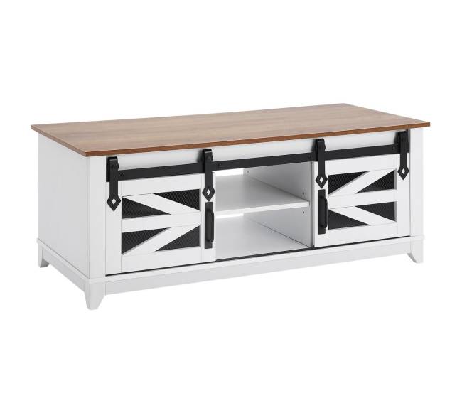 kaimiško stiliaus kavos staliukas su slystančiomis durimis8