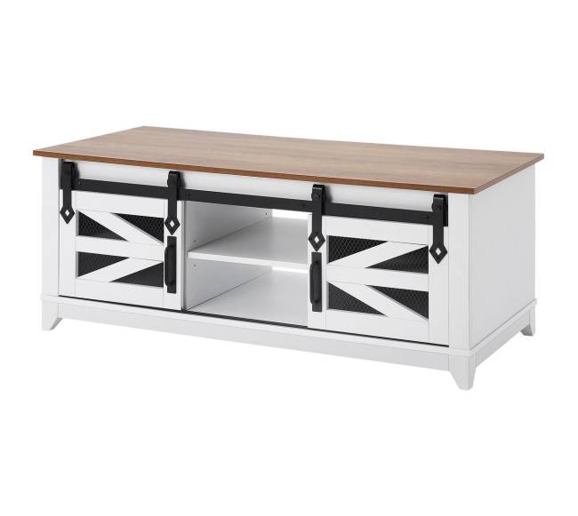 kaimiško stiliaus kavos staliukas su slystančiomis durimis10