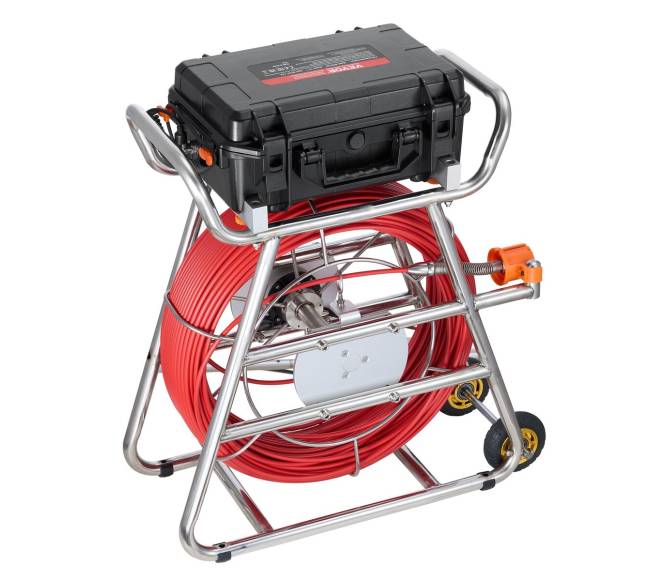 Nuotekų kamera su 10,1 colio lietimui jautriu ekranu0