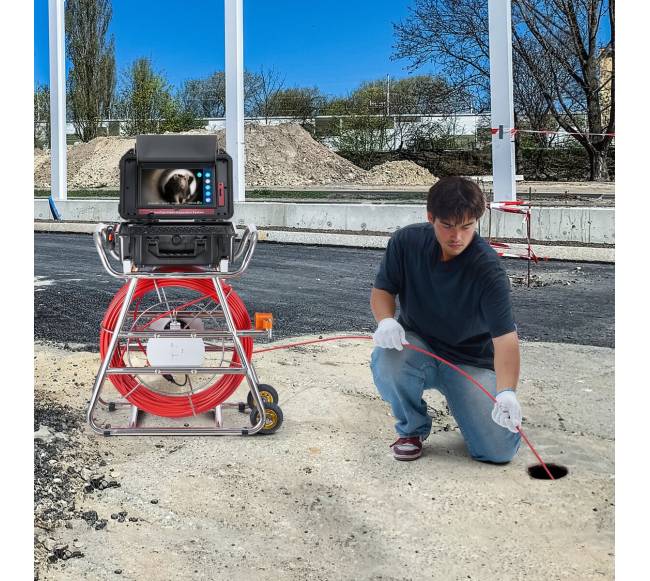 Nuotekų kamera su 10,1 colio lietimui jautriu ekranu7