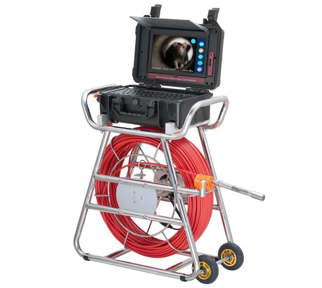 Nuotekų kamera su 10,1 colio lietimui jautriu ekranu10