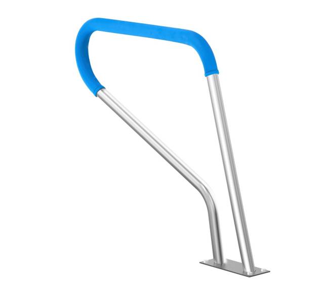 bazinė turėklai iš nerūdijančio plieno su pagrindo plokšte0