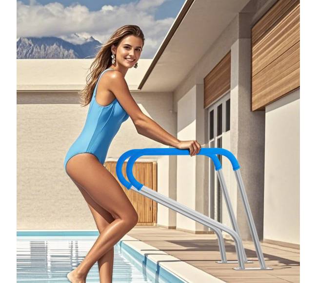 bazinė turėklai iš nerūdijančio plieno su pagrindo plokšte7