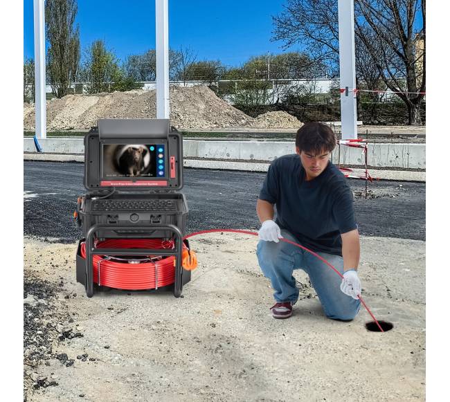 Savitakės kanalizacijos kamera su 10,1 colio ekranu7