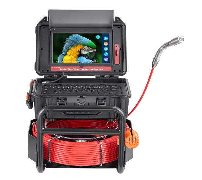 Savitakės kanalizacijos kamera su 10,1 colio ekranu10
