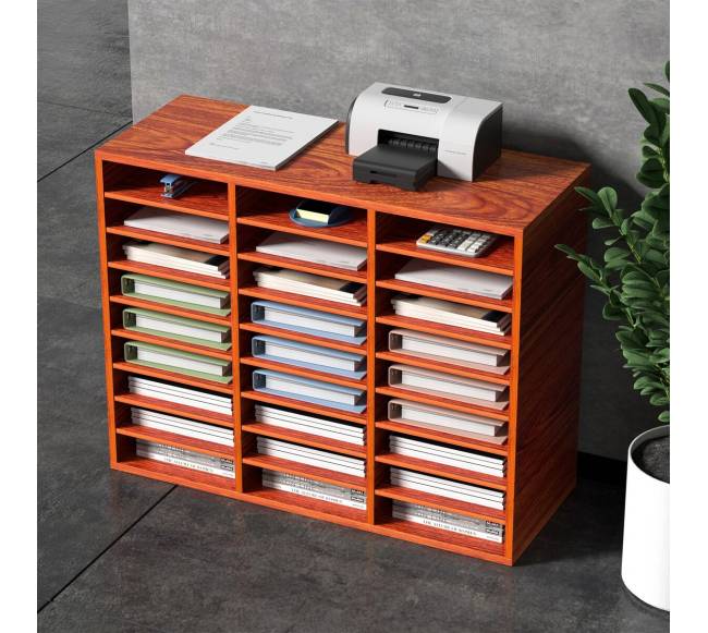 Medinė dokumentų dėžė su 27 skyreliais7