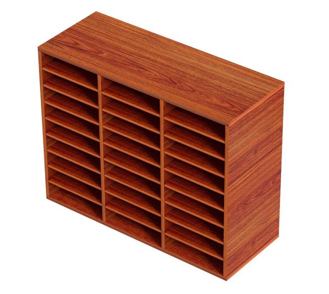 Medinė dokumentų dėžė su 27 skyreliais9