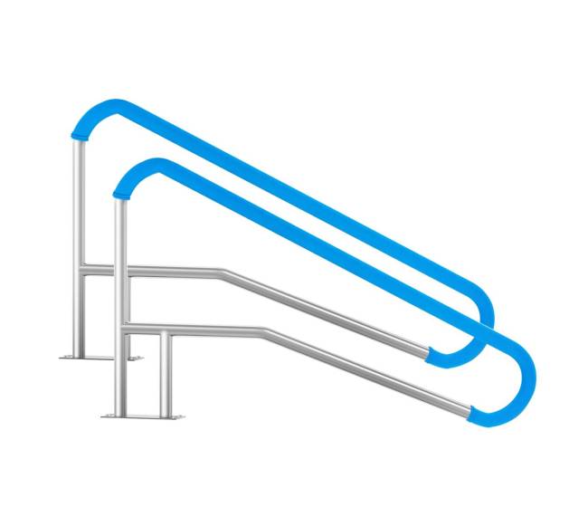 Nerūdijančio plieno turėklai 1395 x 810 mm baseinams9