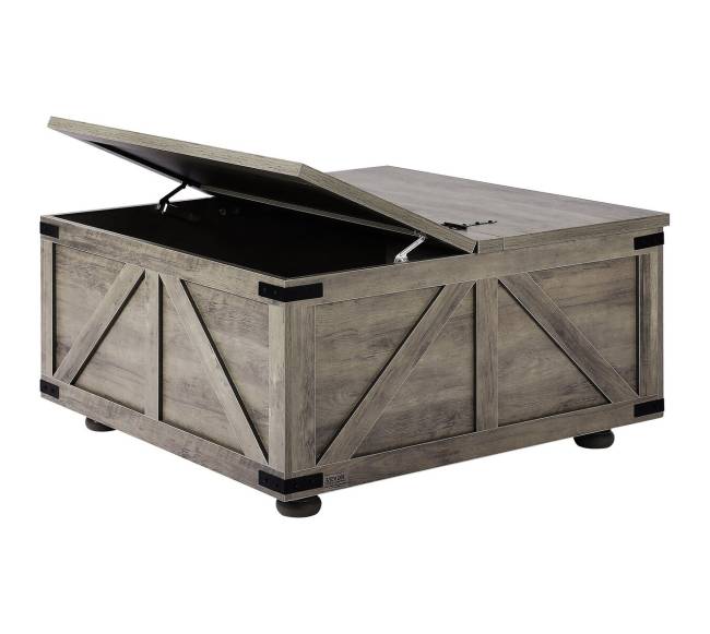 36 colių kaimiškas kavos staliukas su laikymo vieta8