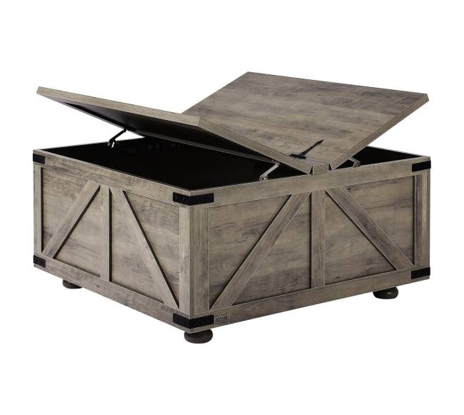 36 colių kaimiškas kavos staliukas su laikymo vieta10