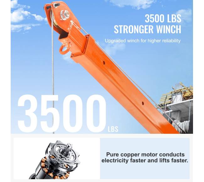 Elektrinis sunkvežimio kranas 360 499 kg keliamas2