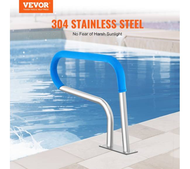 Baseinas turėklai su pagrindu1