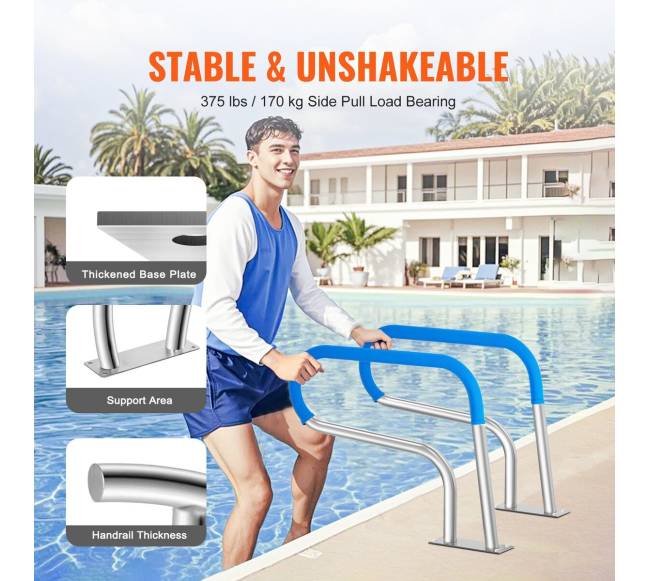 Baseinas turėklai su pagrindu2