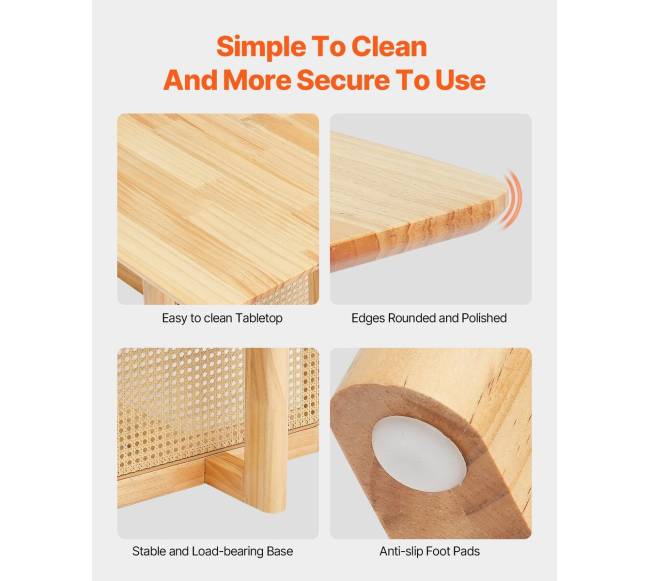 Rataninis stačiakampis kavos staliukas4