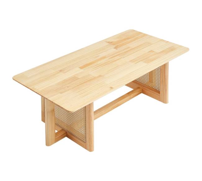 Rataninis stačiakampis kavos staliukas10