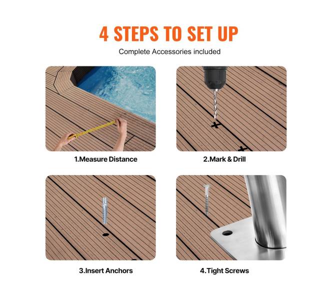 Baseinė turėklas iš nerūdijančio plieno4