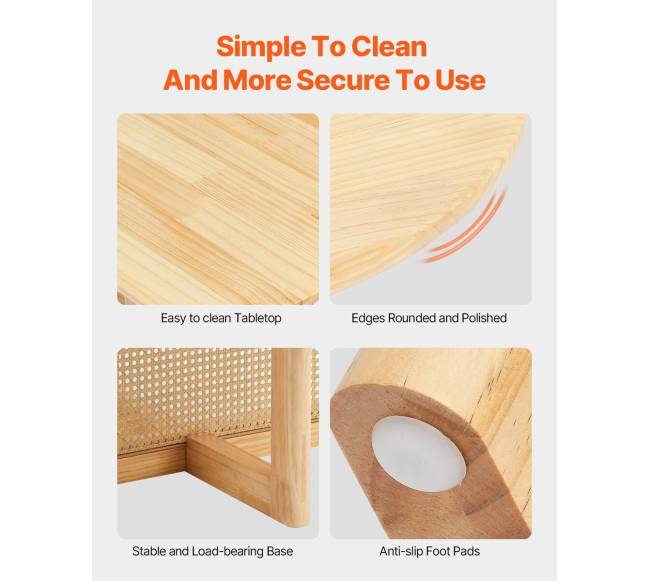 Apvalus rataninis kavos staliukas svetainei4