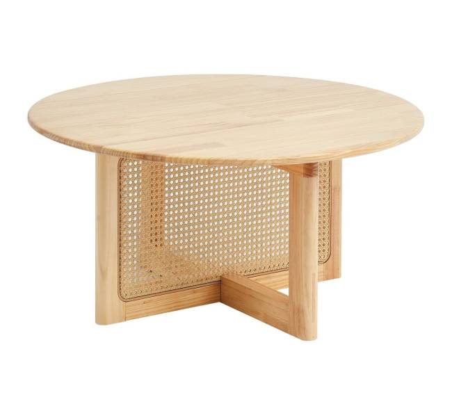 Apvalus rataninis kavos staliukas svetainei8