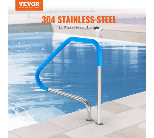 Nerūdijančio plieno laiptinė turėklė1