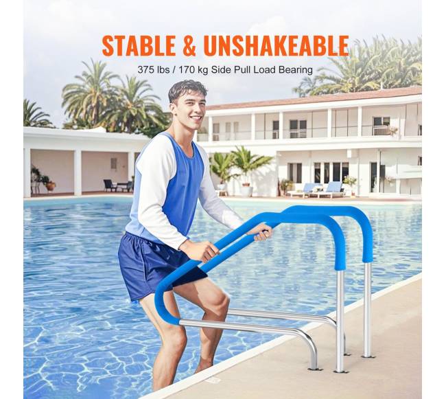 Nerūdijančio plieno laiptinė turėklė2