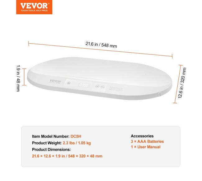 Kūdikio svarstyklės su Bluetooth ir matuokliu6