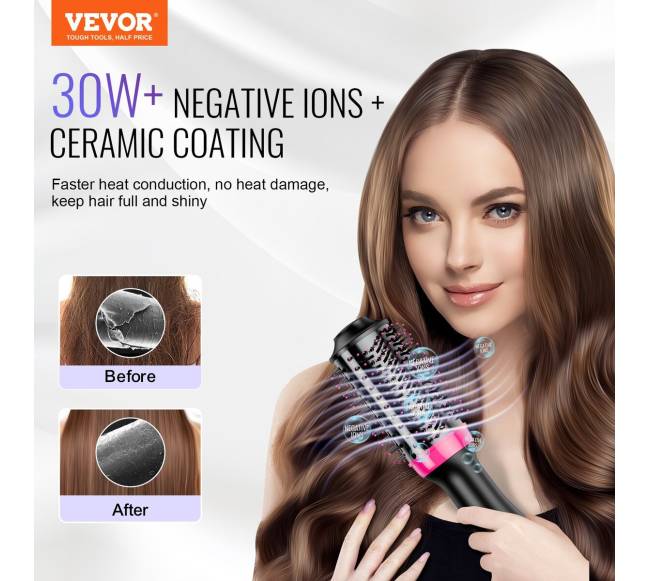 Išmanusis plaukų džiovinimo šepetys su jonais1