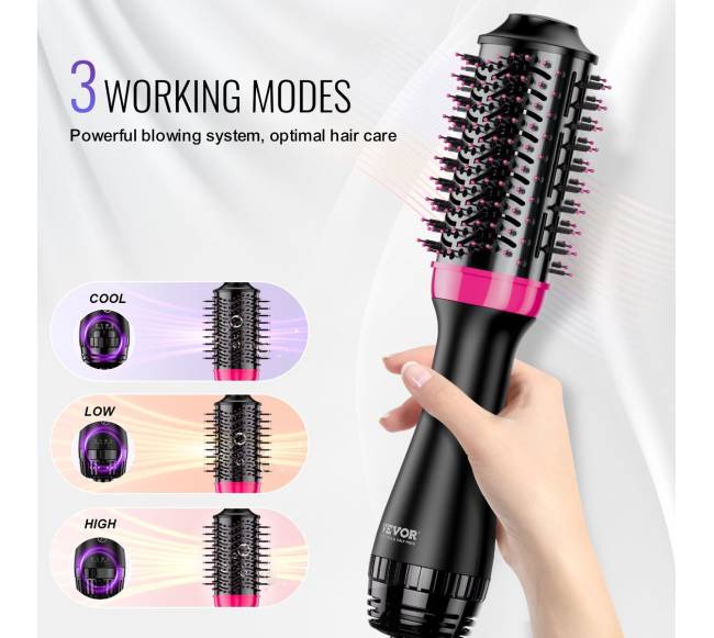 Išmanusis plaukų džiovinimo šepetys su jonais2