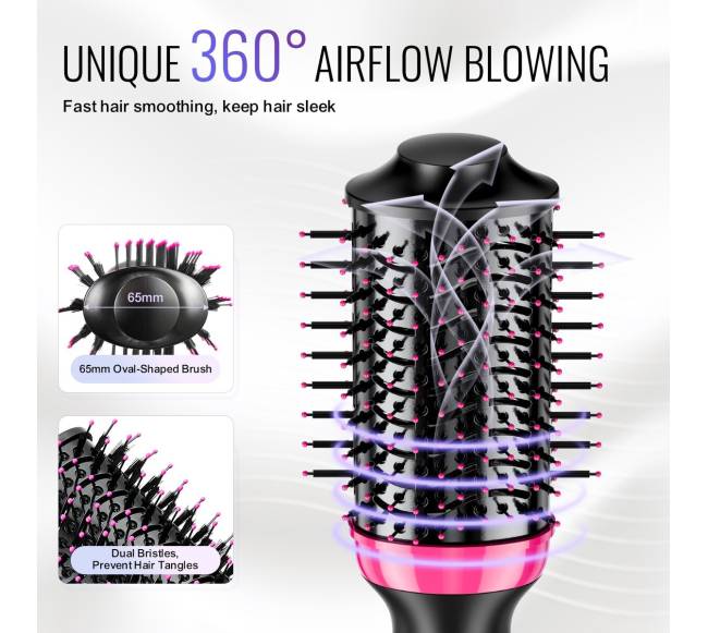 Išmanusis plaukų džiovinimo šepetys su jonais3