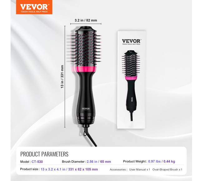 Išmanusis plaukų džiovinimo šepetys su jonais6