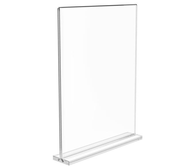 Akrilo lentynėlė 6 vnt. 21.5 x 28 cm dvišaliai stendai0