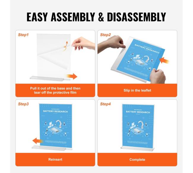 Akrilo lentynėlė 6 vnt. 21.5 x 28 cm dvišaliai stendai4