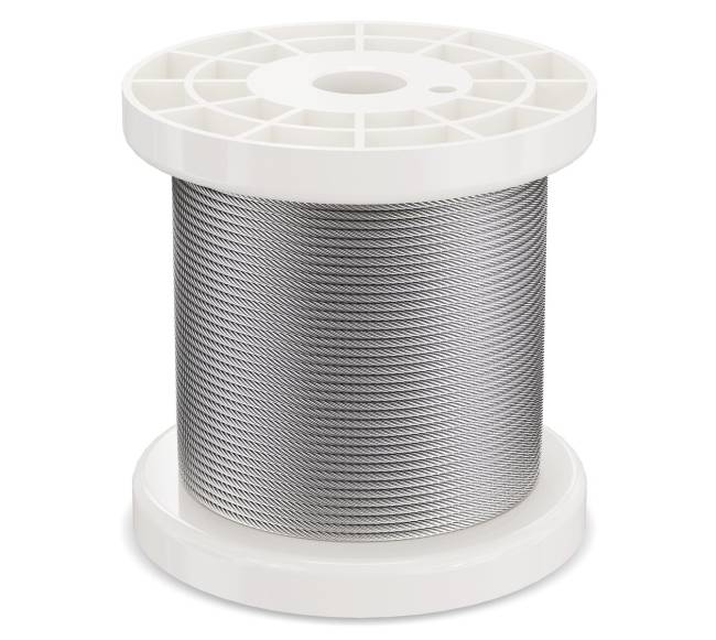 304 nerūdijančiojo plieno trosas 100,6 m10