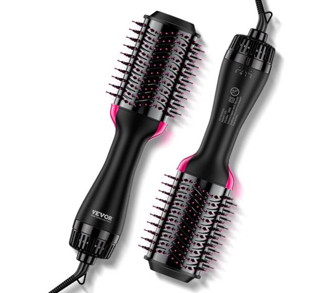 Plaukų džiovintuvo šepetys su jonų technologija0