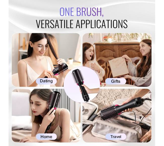 Plaukų džiovintuvo šepetys su jonų technologija5