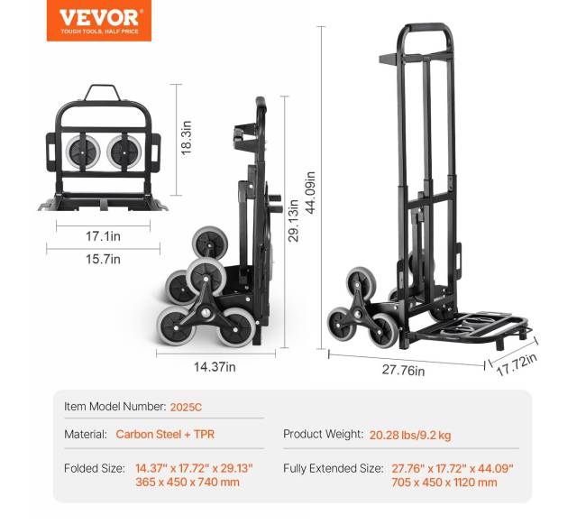 Laiptuose lipantis sulankstomas vežimėlis 6 ratai6