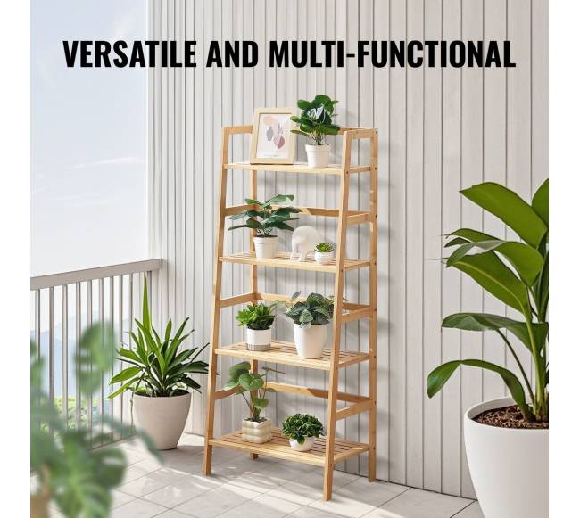 Keturių aukštų bambukinė lentyna6