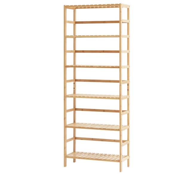 Bambukinė knygų lentyna su 5 lentynomis0