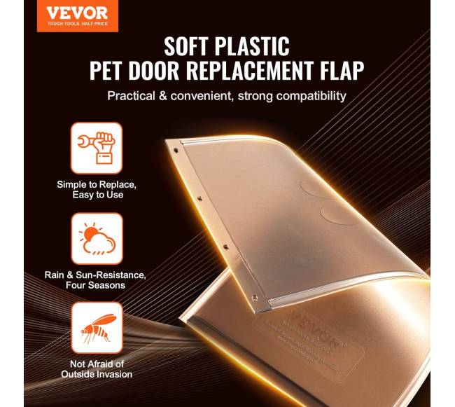 Pakaitinis gyvūnų durų dangtelis 21 x 31 cm1