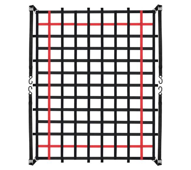 tvirtas krovininis tinklas su reguliuojamais kabliukais0