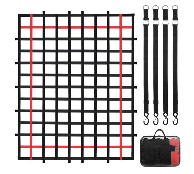 tvirtas krovininis tinklas su reguliuojamais kabliukais8