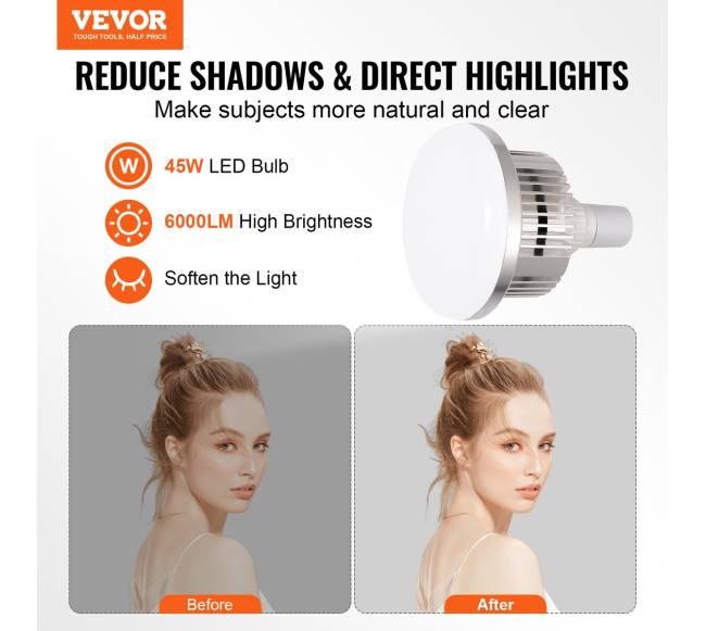 Apšvietimo komplektas su softbox ir LED lemputėmis1