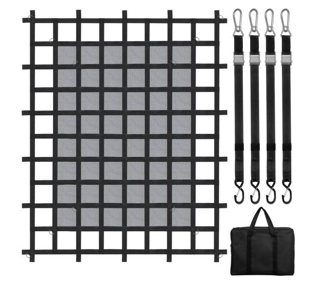 Krovinių tinklas 72 x 57 cm su reguliuojamomis sagtimis8