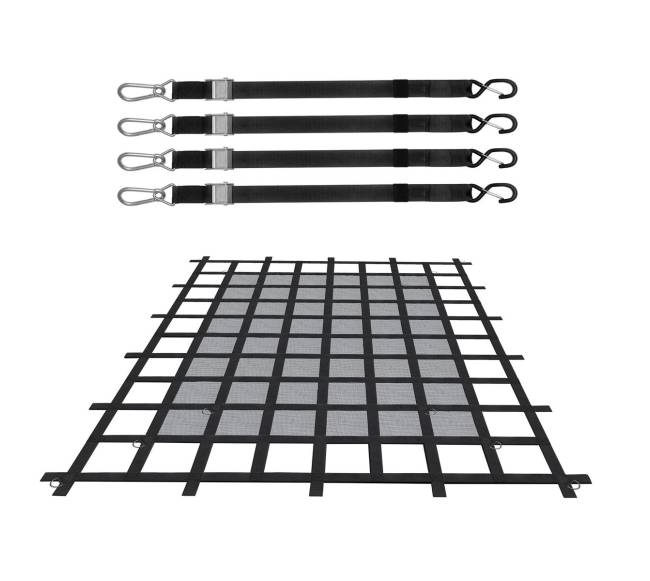 Krovinių tinklas 72 x 57 cm su reguliuojamomis sagtimis9