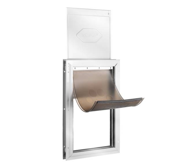 Didelės šunų durys su fiksatoriumi0