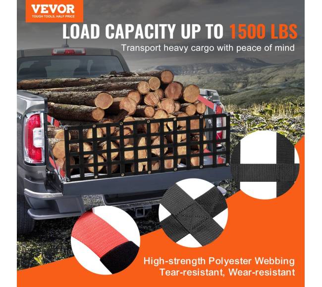 pikapo bagažinės tinklas 137 cm x 46 cm1